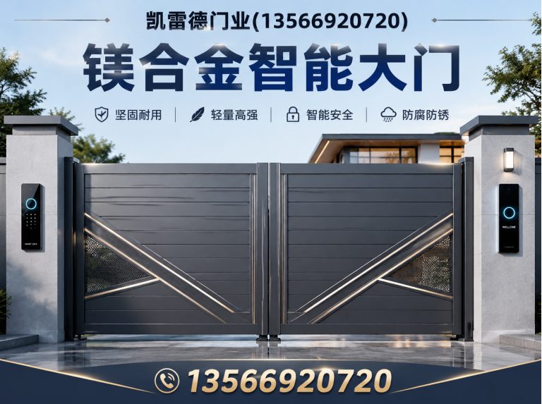 武义县不锈钢烤漆大门展示图